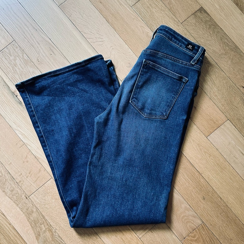 EUC- letter to juliet L.T.J., wide leg jeans, sz 27
